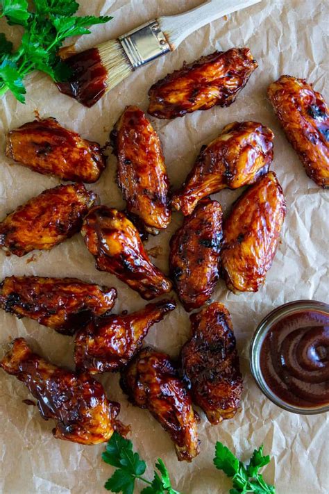 Easy BBQ Wings Recipe With Homemade Sauce - Simply Home Cooked