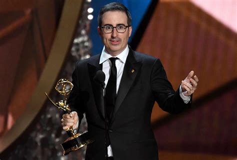 John Oliver offers Donald Trump his Emmy if he accepts Presidential ...