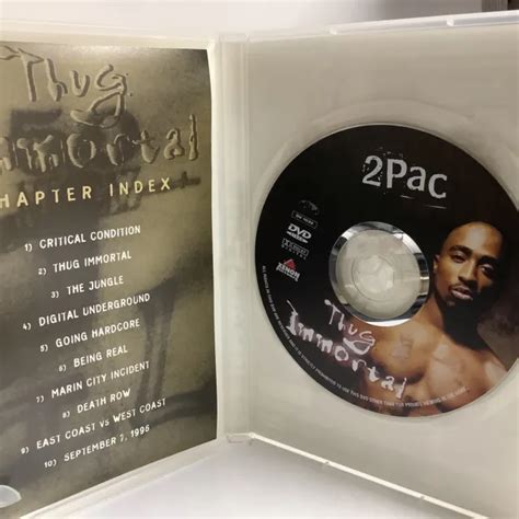 TUPAC SHAKUR Thug Immortal DVD 2001 Parental Advisory EUR 1,16 - PicClick IT