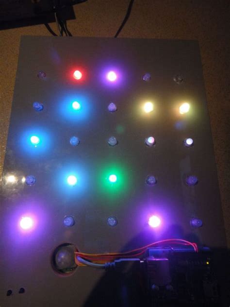 5x5 rgb lpd6803-led matrix arduino controlled - duino