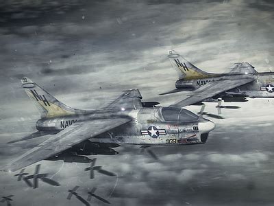 LTV A-7 Corsair II by Andrew on Dribbble