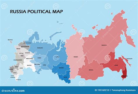 Russia Political Map