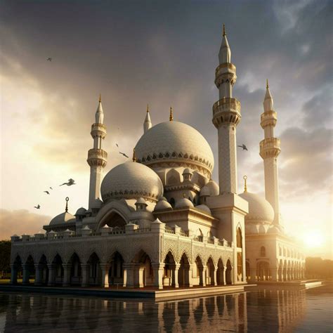 mosque high quality 4k ultra hd hdr 30670176 Stock Photo at Vecteezy