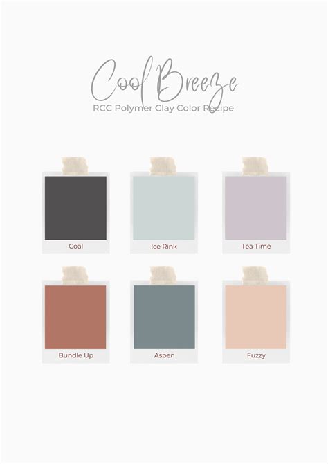 Cool Breeze Color Palette — RoClayCo