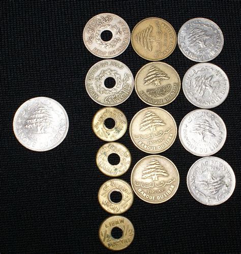 Lebanese coins - Rare antique coins collection from Lebanon