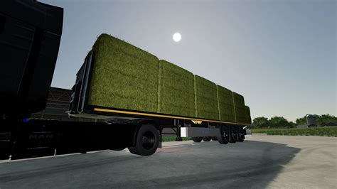 KRONE FLATBED TRAILER WITH AUTOLOAD V1.0 – FS22 mod