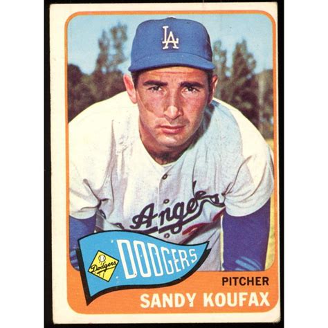 Sandy Koufax 1965 Topps #300 | Pristine Auction