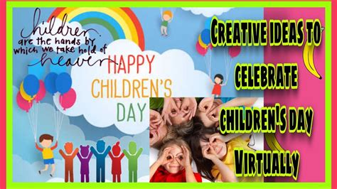 Ideas to Celebrate Children's Day|How to Celebrate Children Day Virtually|Children's Day ...