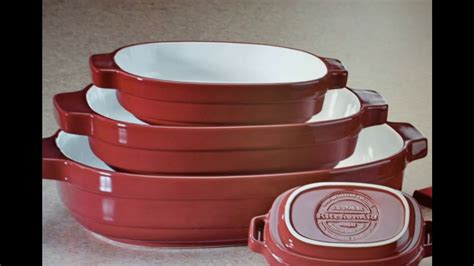 Nesting Ceramic Bakeware Set by KitchenAid D8717728 - YouTube