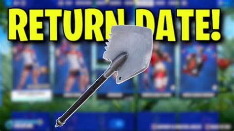 ICE BREAKER PICKAXE RETURN DATE in FORTNITE! (Ice Breaker Coming Back ...