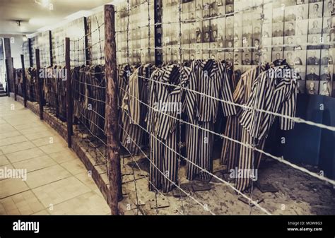 Oswiecim / Poland - 02.15.2018: Auschwitz Museum Exhibition with ...