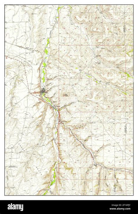 Belt, Montana, map 1956, 1:62500, United States of America by Timeless Maps, data U.S ...