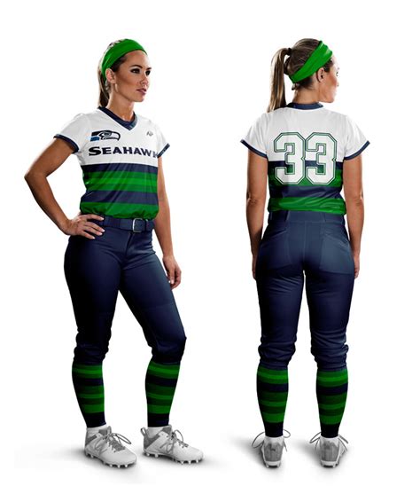 Custom Women's Softball Uniforms | Sample Design A | All Pro Team Sports