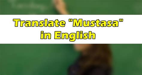 Mustasa in English - Translate "Mustasa" in English