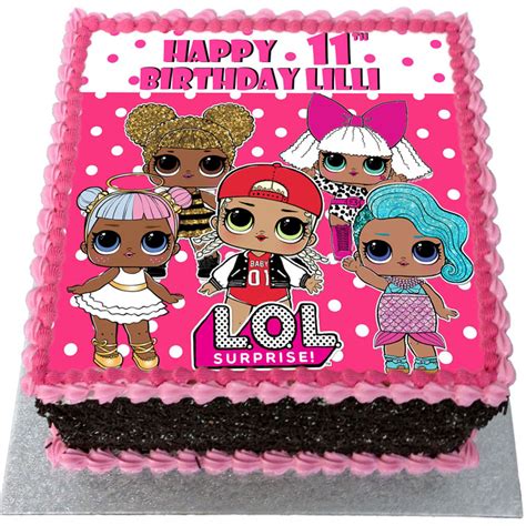 Lol Dolls Birthday Cake - Flecks Cakes