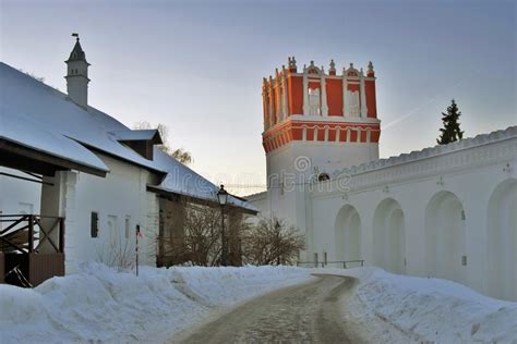 Novodevichy Convent in Moscow. Color Winter Photo Stock Photo - Image ...