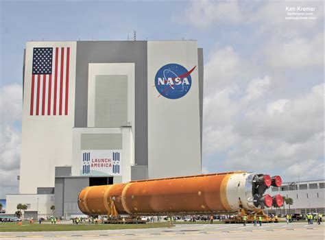 Big Build In Progress for NASA’s 1st SLS Moon Rocket Inside VAB at ...