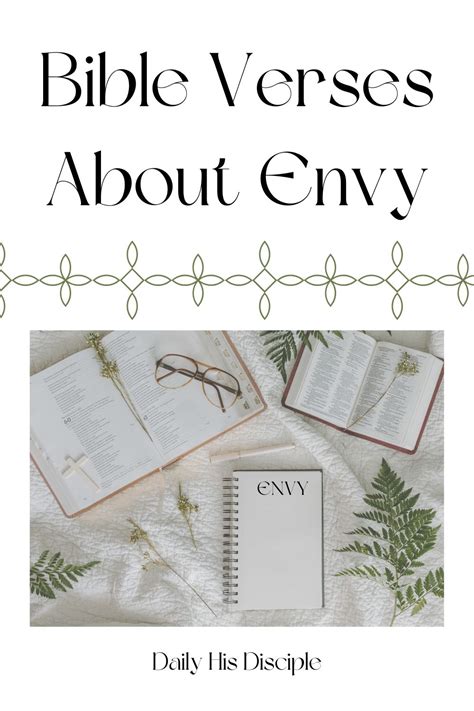 19 Bible Verses About Envy (KJV) - Daily His Disciple