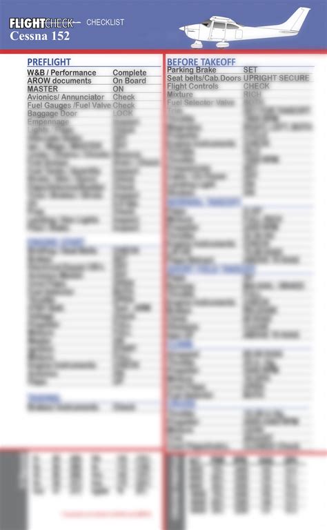 FlightCheck Checklist - Cessna 152 - Walmart.com