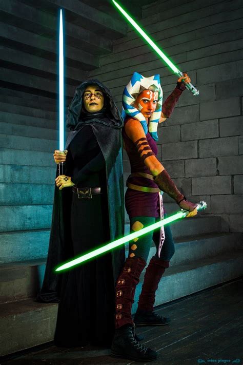 Ahsoka Tano and Barriss Offee by Golantis | Star wars cosplay, Star wars costumes, Star wars ...