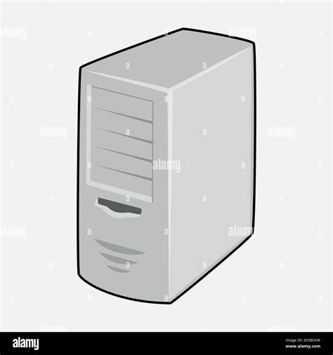 Computer CPU clipart, illustration vector Stock Vector Image & Art - Alamy