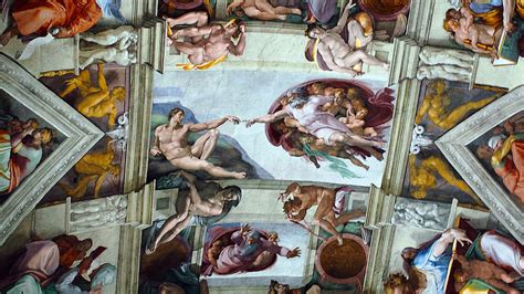 Sistine Chapel Ceiling Before And After Restoration | Shelly Lighting