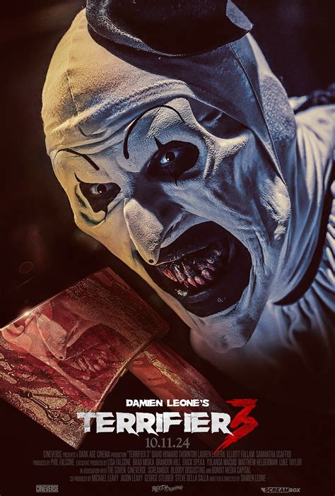 Terrifier 3 Showtimes & Tickets - MJR Theatres