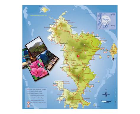 Maps of Mayotte Island | Collection of maps of Mayotte Island | Africa ...