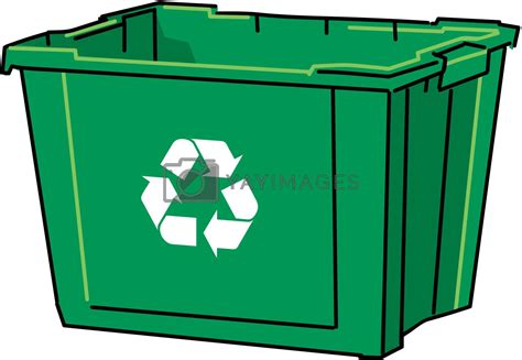 vector green recycle compost bin by VectorZilla Vectors & Illustrations ...