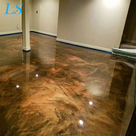 Waterproof Metallic Epoxy Flooring for Concrete and Cement Floor - China Epoxy Resin and Clear ...