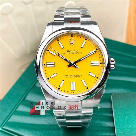 Rolex Oyster Perpetual 41 MM 124300 Yellow