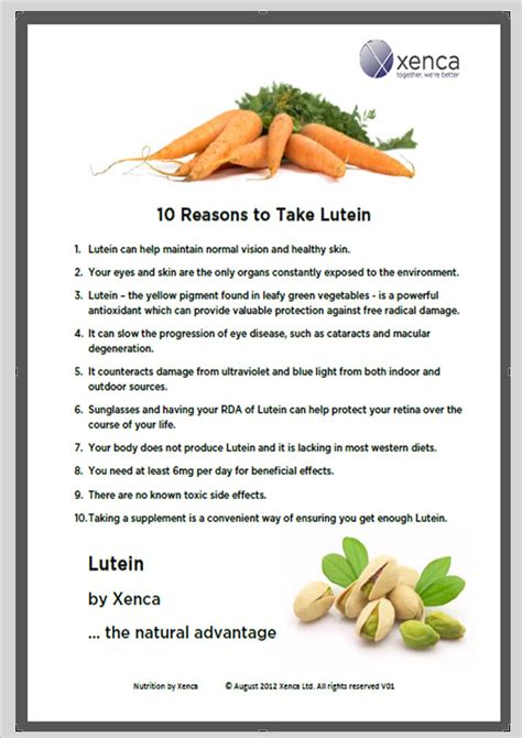 benefits of Lutein | Health, Lutein, Healthy nutrition