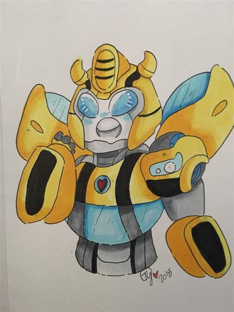 Transformers Cyberverse Bumblebee Art