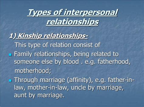 PPT - INTERPERSONAL RELATIONSHIP PowerPoint Presentation, free download ...