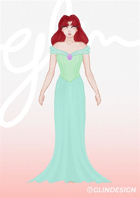 Ariel Inspired Formal Dress by DeannaTroiRiker27 on DeviantArt