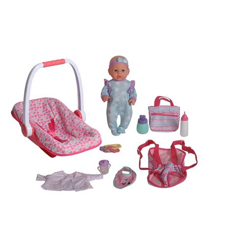 Dream Collection 16" Baby Doll with Carrier & Accessories - Walmart.com ...