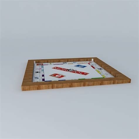 Monopoly game board free 3D Model MAX OBJ 3DS FBX STL SKP - CGTrader.com