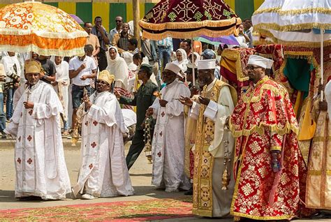 Epiphany Celebration In Ethiopian Orthodox Church Timket Baptism Of Jesus Holiday Epiphany Photo ...