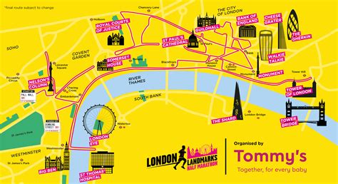 London Landmarks Half Marathon Route 2025 - Maddy Kayley