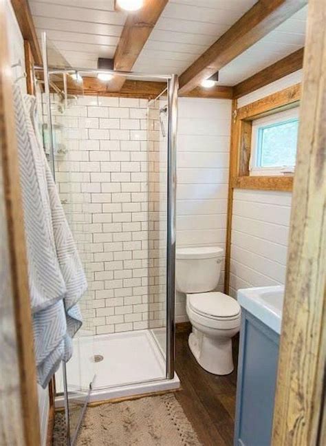 59+ Best Tiny House Bathroom with Tub Ideas #tinyhouse #bathroom #bathroomideas | Tiny bathrooms ...