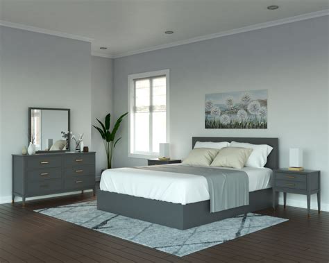 What Wall Color Goes With Gray Bedroom Furniture Roomdsign Com