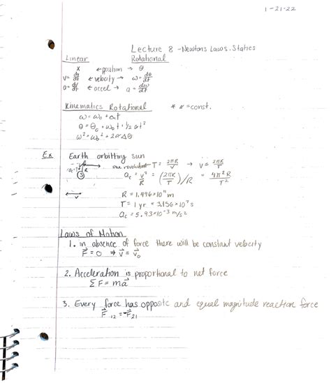 Statics - physics 2A - PHYS 2A - Studocu