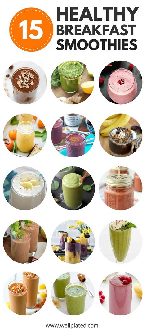 Best 15 Healthy Breakfast Smoothies – Easy Recipes To Make at Home