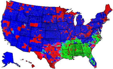 1968 Presidential Election - Election Results by County