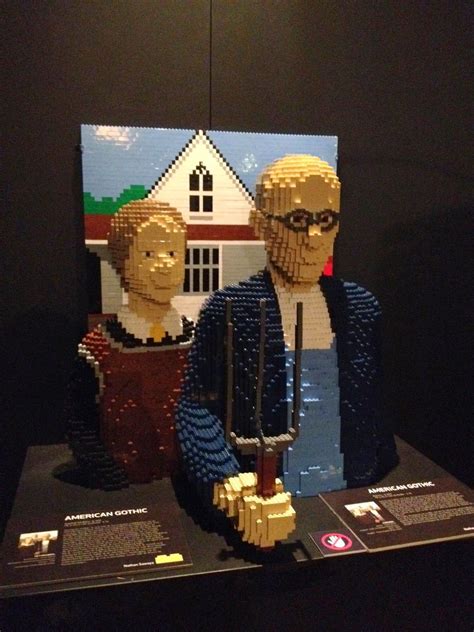 American Gothic Lego