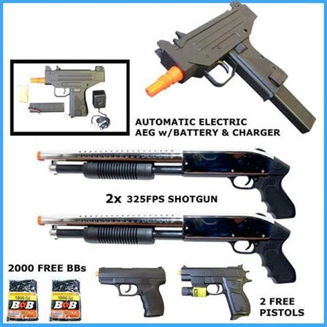 LOT3 AIRSOFT UZI ELECTRIC AUTO PISTOL AEG GUN | #63272228