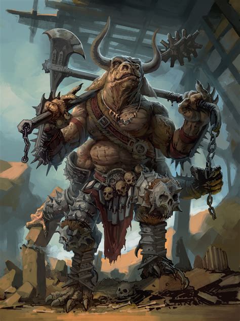 ArtStation - minotaur four