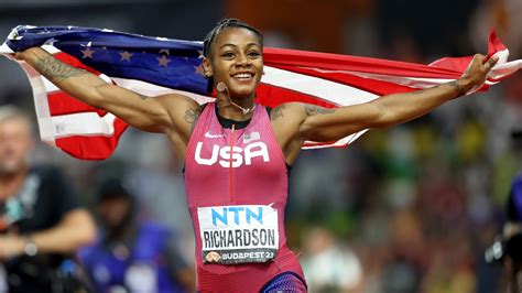 Sha'Carri Richardson Sets Record In World Championship Win