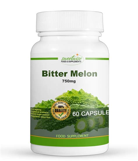 Bitter Melon Capsules 120 Capsules High Strength Organic - Bitter leaf capsules, Bitter leaves ...