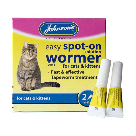 B060 Easy Spot-On Wormer for Cats & Kittens. – pack of 6 – Johnsons ...